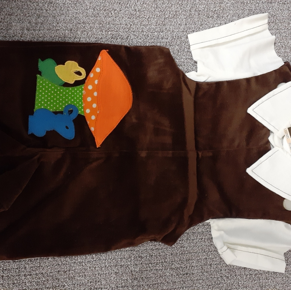 Brown 2t short set